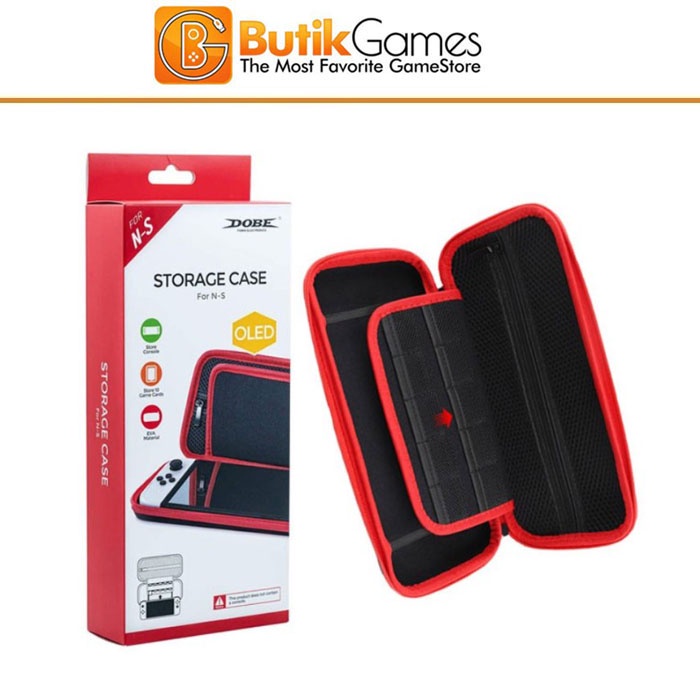 Jual Tas Storage Airfoam Case Dompet Nintendo Switch Oled Dobe Tns