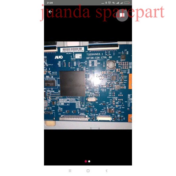 Jual TCON T CON TICON BOARD LOGIC TV LED SAMSUNG UA 32F6400 AM 32