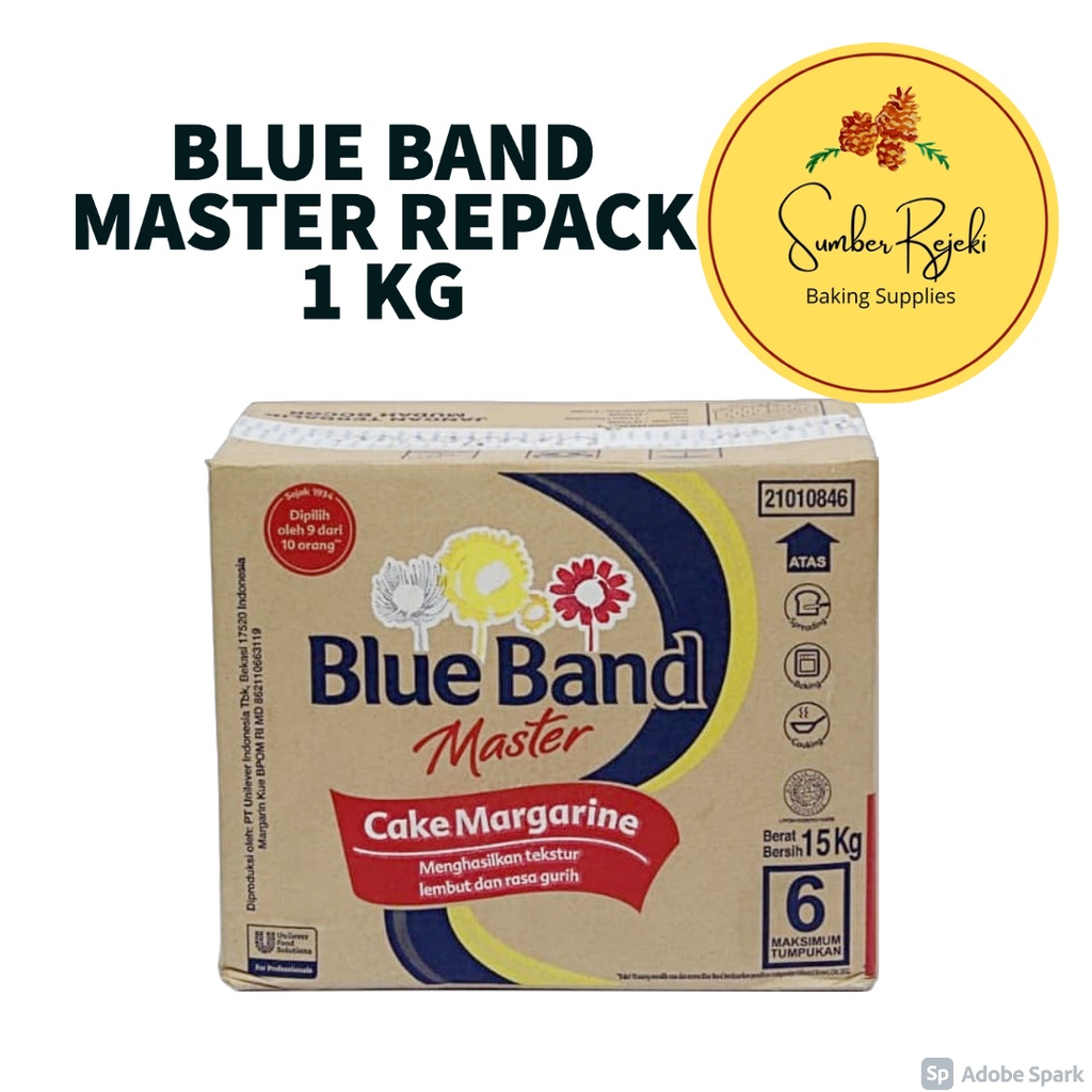 Jual Blueband Blue Band Master Cake Margarine 1 KG Shopee Indonesia