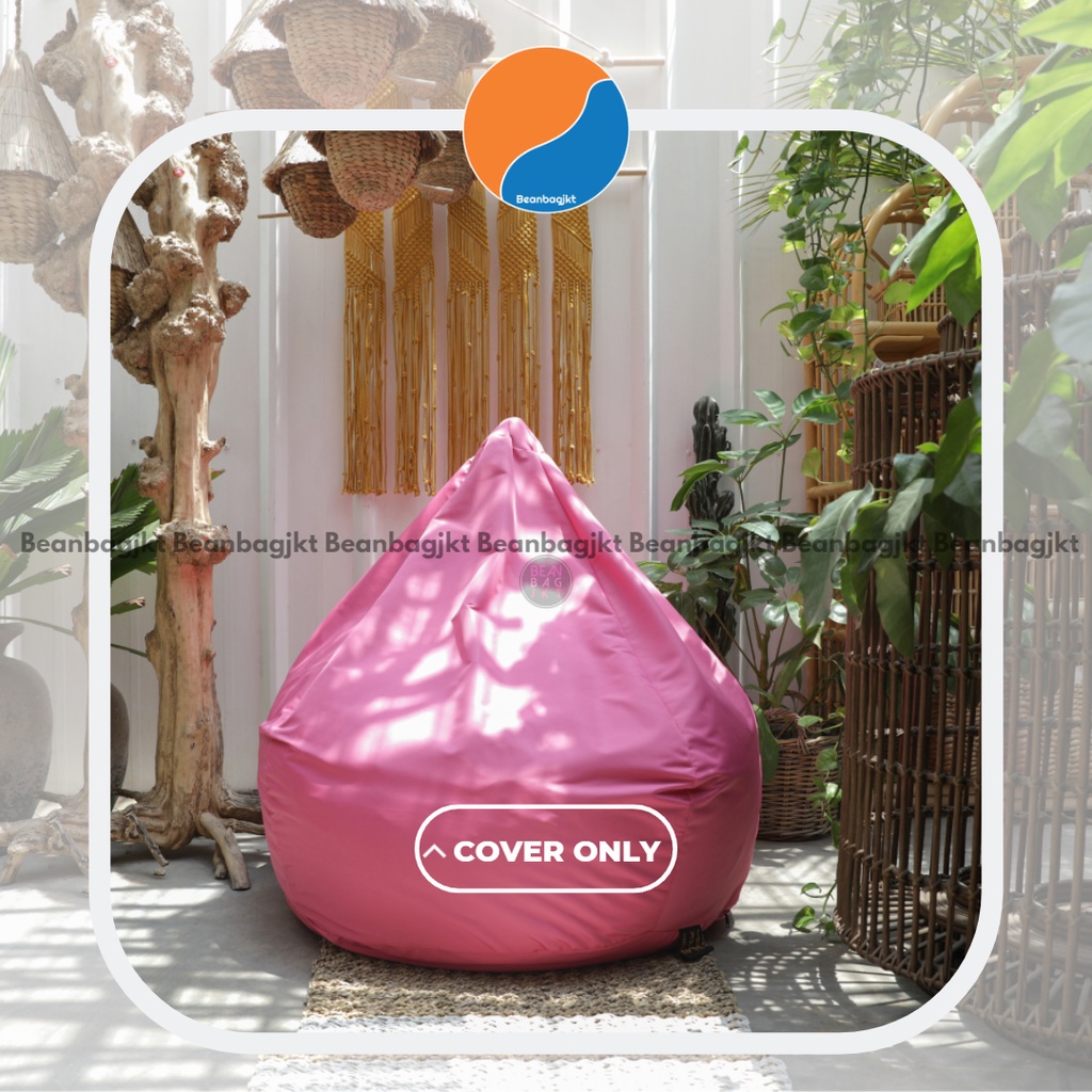 Jual COVER ONLY BEAN BAG OVAL TANPA ISI BEANBAG TERMURAH WATERPROOF