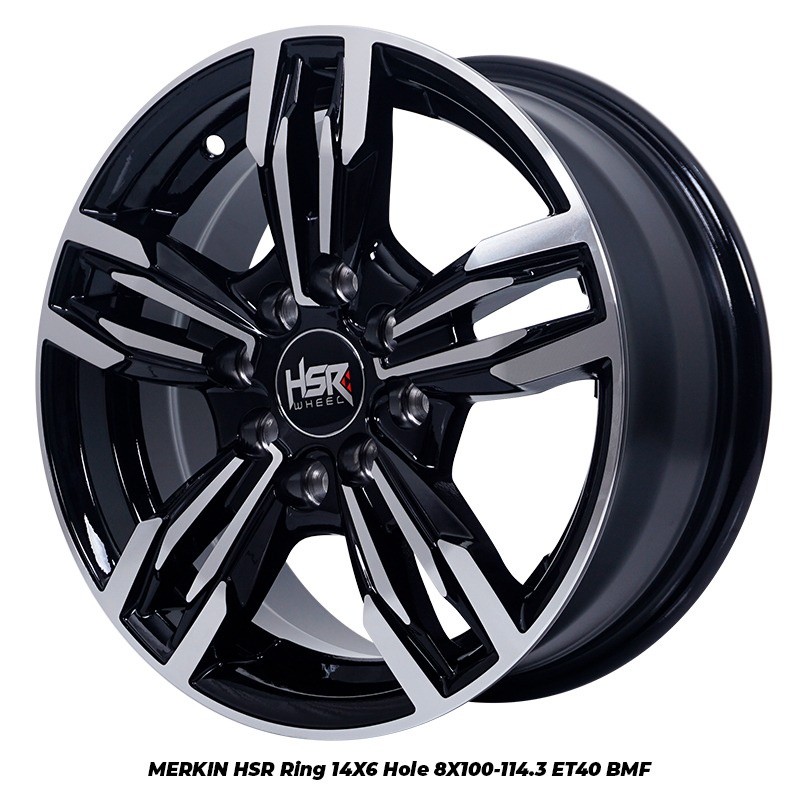 Jual Velg Mobil HSR MERKIN 5297D Ring 14 Pelek Racing Brio Agya Ayla