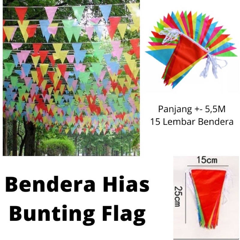 Jual Bendera Segi Tiga 5 Meter Bendera Segi Tiga Bahan Satin Peles