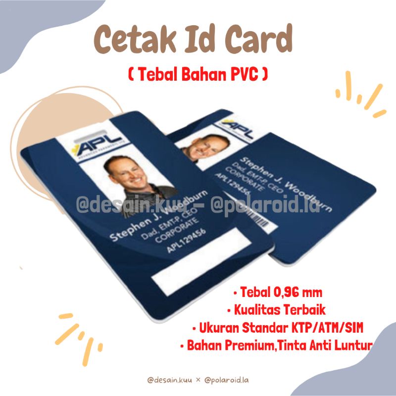 Jual Cetak Id Card Pvc Premium Kartu Member Kartu Anggota Termurah