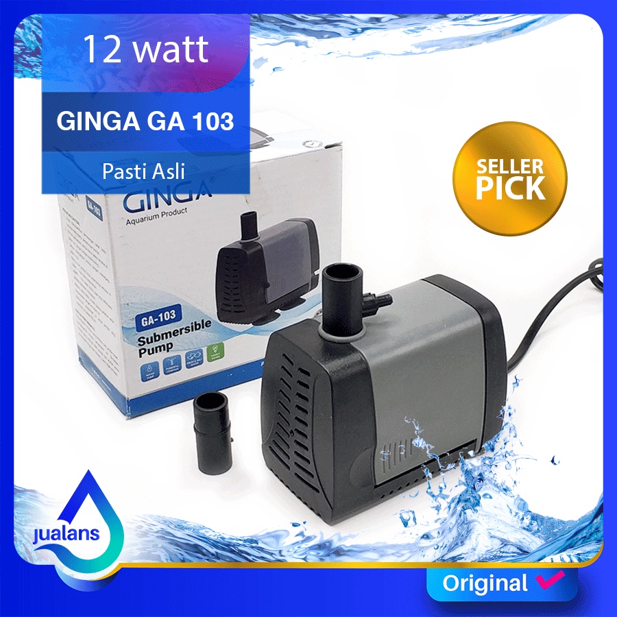 Jual Ginga Ga Pompa Air Celup Aquarium Kolam Low Watt Watt