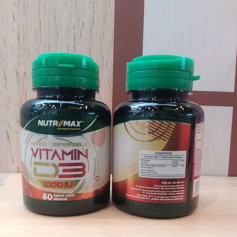 Jual Nutrimax Vitamin D3 1000iu Isi 60 Tablet Shopee Indonesia