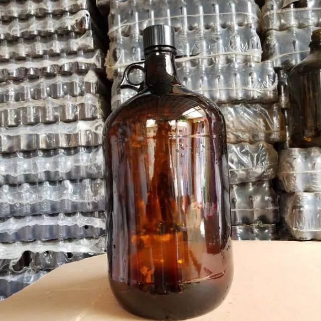 Jual Botol Kaca Coklat Liter Botol Unik Murah Shopee Indonesia