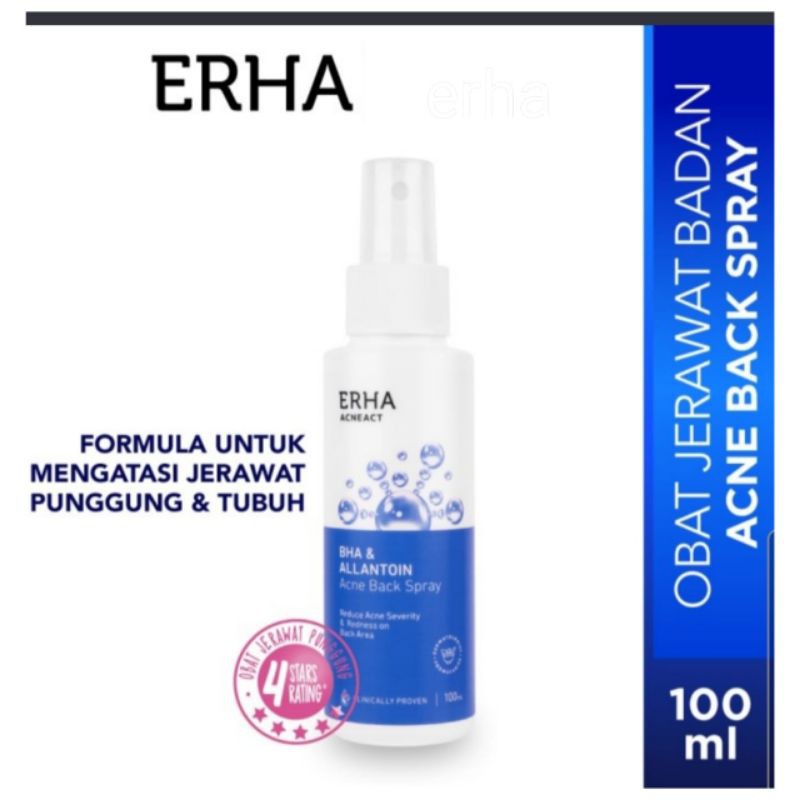 Jual ERHA ACNE BACK SPRAY ORIGINAL OBAT JERAWAT DI PUNGGUNG BADAN