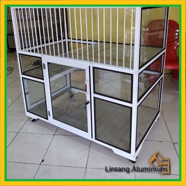 Jual Kandang Kucing Aluminium Kaca Minimalis Shopee Indonesia