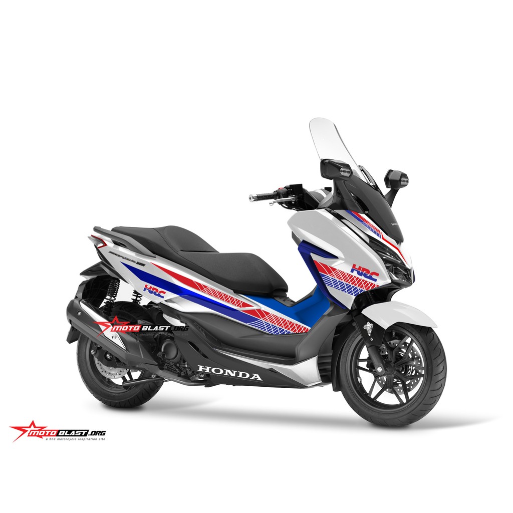 Jual Decal Stiker Honda Forza Hrc Japan Sudah Tercutting Shopee