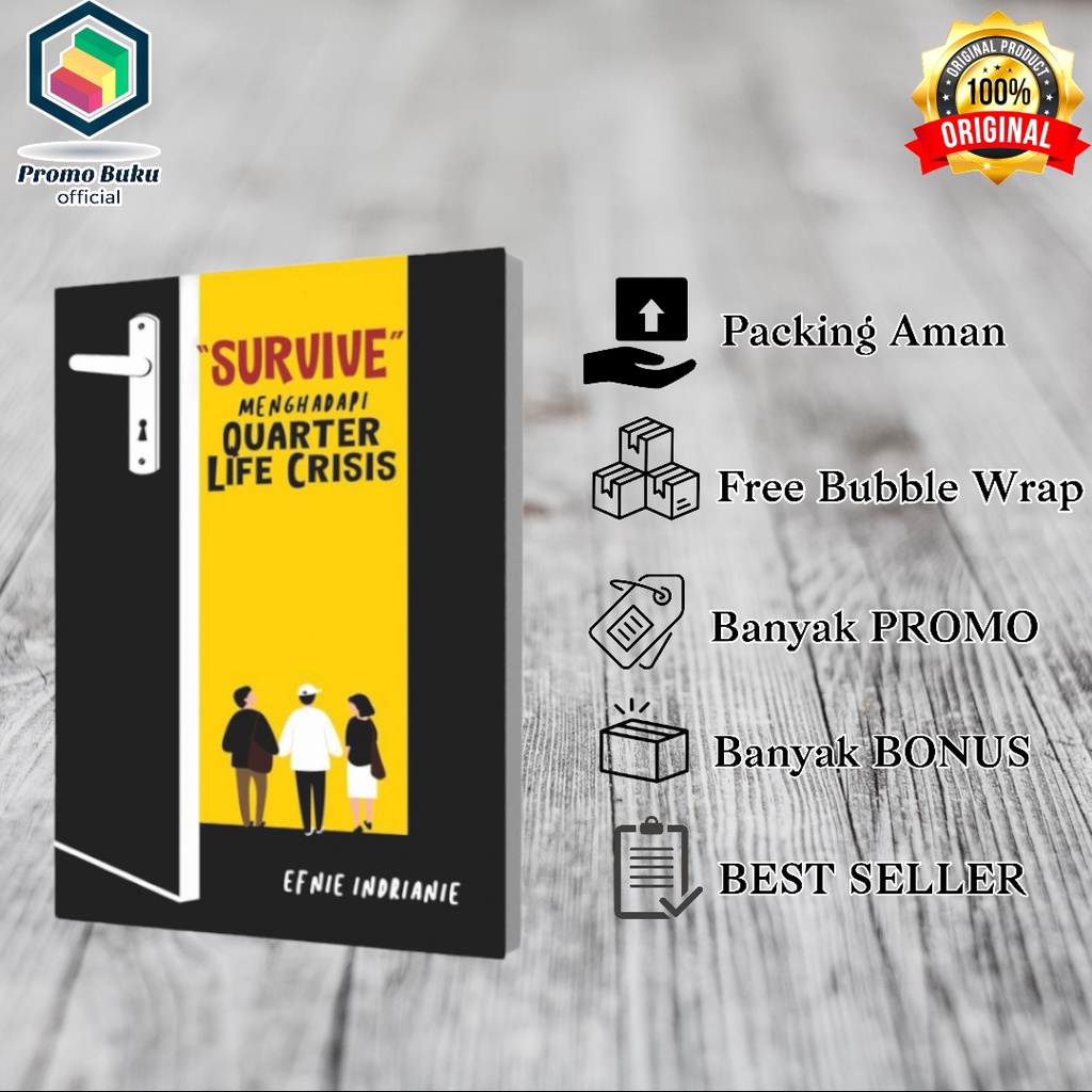 Jual BUKU SURVIVE MENGHADAPI QUARTER LIFE CRISIS SOLUSI MENENTUKAN