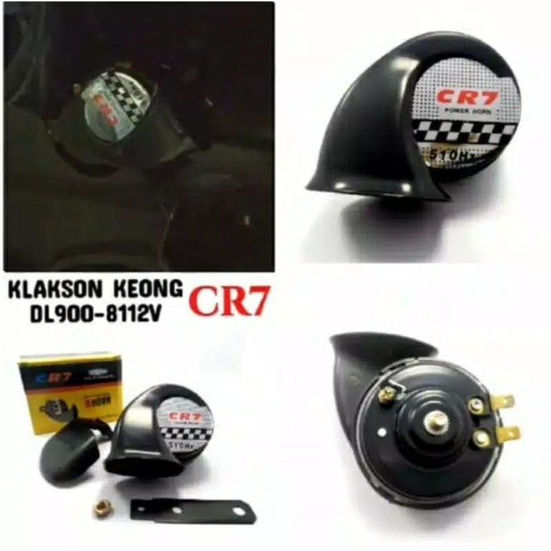 Jual Klakson Keong Single Tone CR7 12 Volt Bisa Ke Semua Motor Shopee