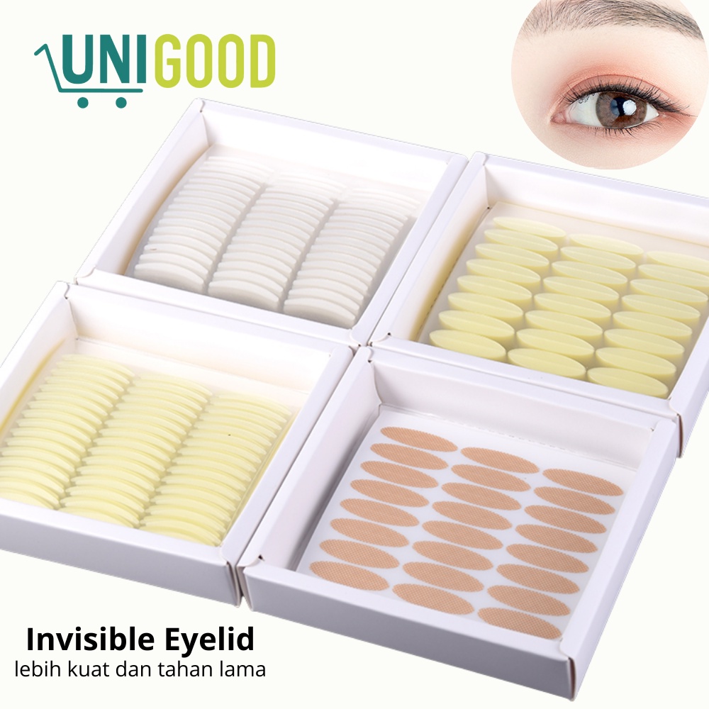 Jual UNIGOOD Skot Mata Bening Invisible Jaring Lace Eyelid Tape Isi