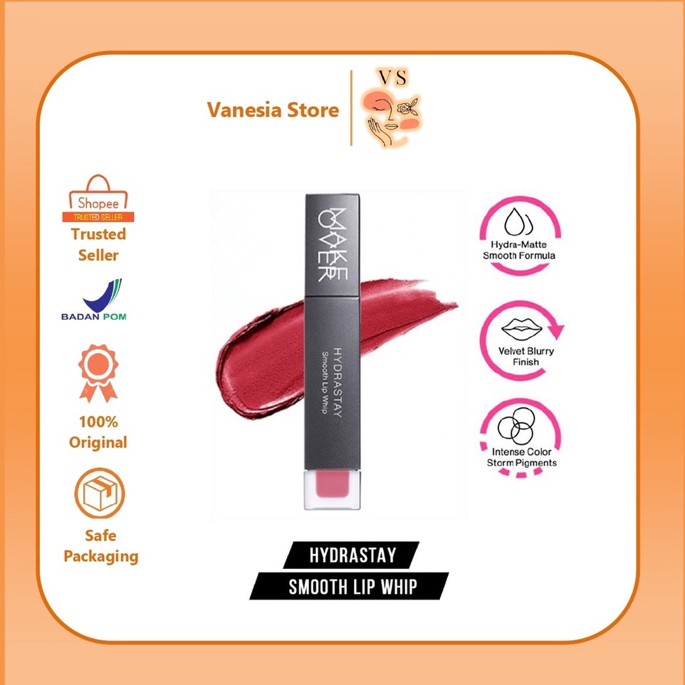 Jual Make Over Hydrastay Smooth Lip Whip G Lip Cream Hydra Smooth