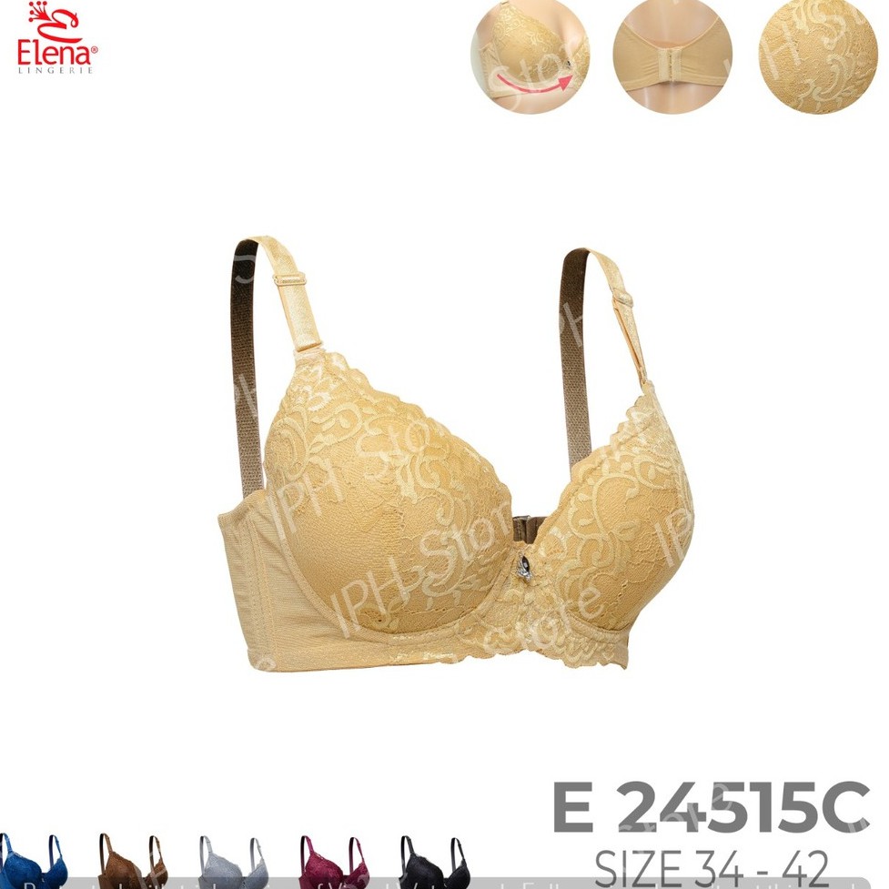 Jual Bra BH Elena 24515C Cup C Pakai Kawat Busa Tipis Kait 3