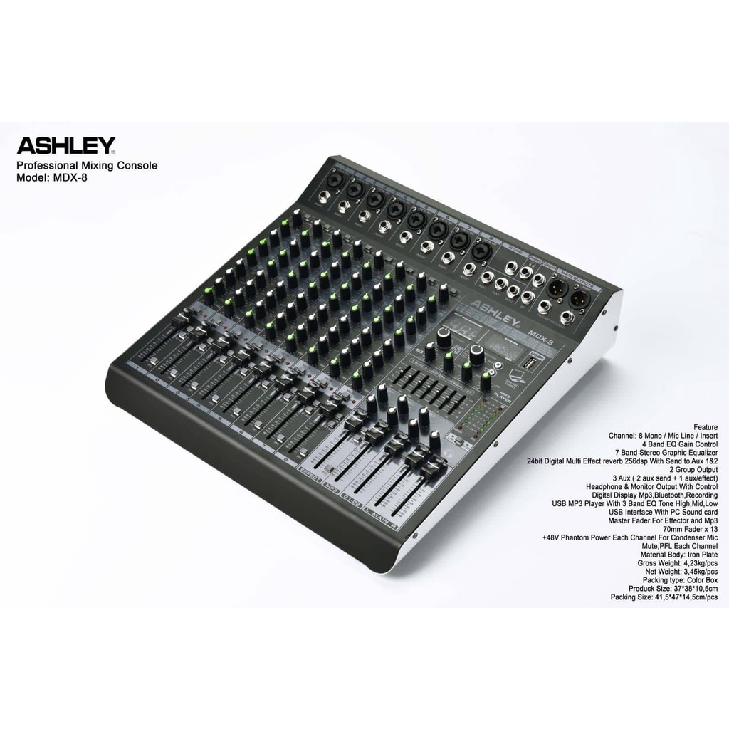 Jual MIXER ASHLEY MDX 8 MDX8 ORIGINAL Shopee Indonesia