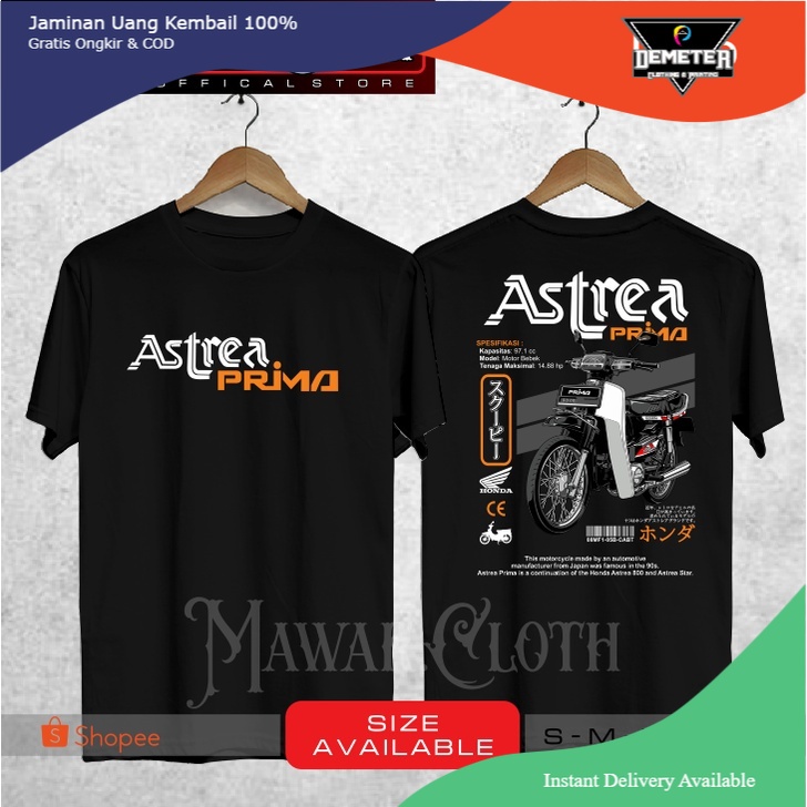 Jual Kaos Baju Honda Astrea Prima Grand Legenda Motor Classic Terbaru