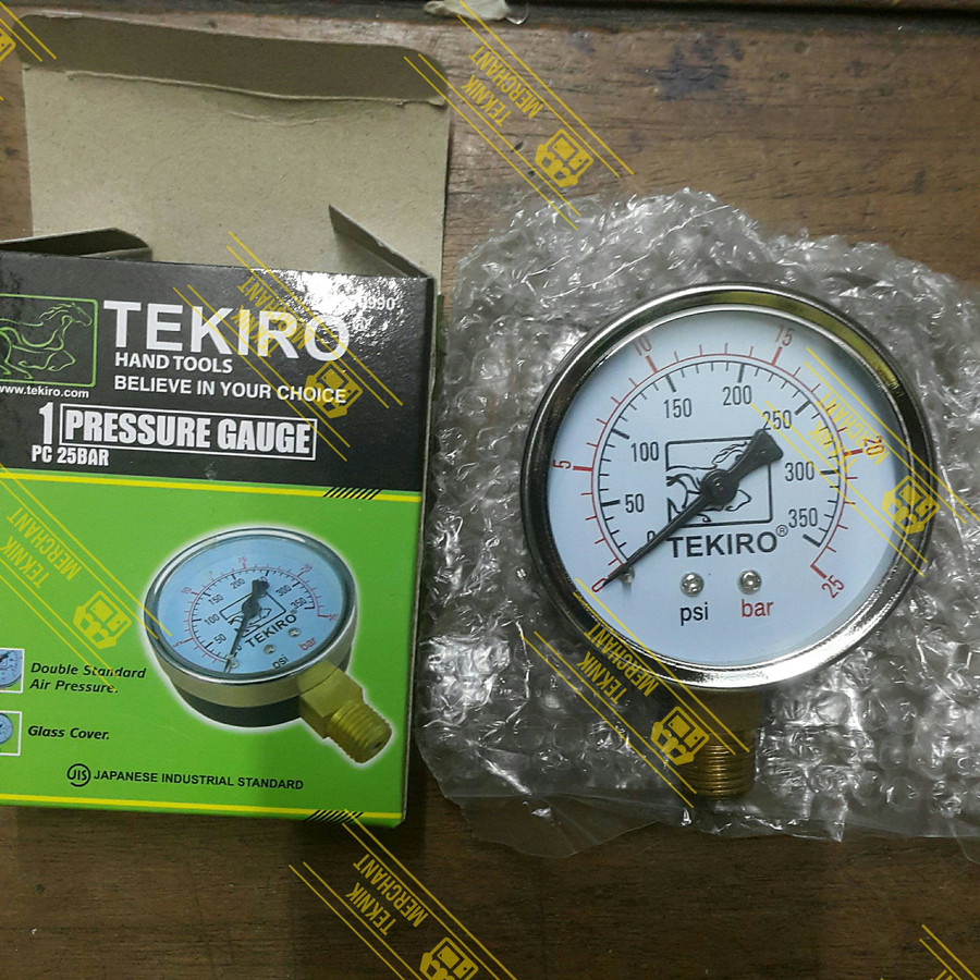 Jual Pressure Gauge Bar Bar Tekiro Manometer Pengukur Tekanan Kg