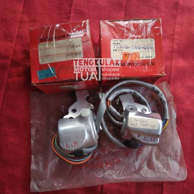 Jual Saklar Holder Kanan Kiri Abu Gas Dalam Ori Original NOS S90Z BENLY