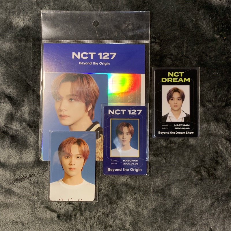 Jual Nct Dream Nct 127 Beyond Live Id Card Deco Haechan Shopee Indonesia