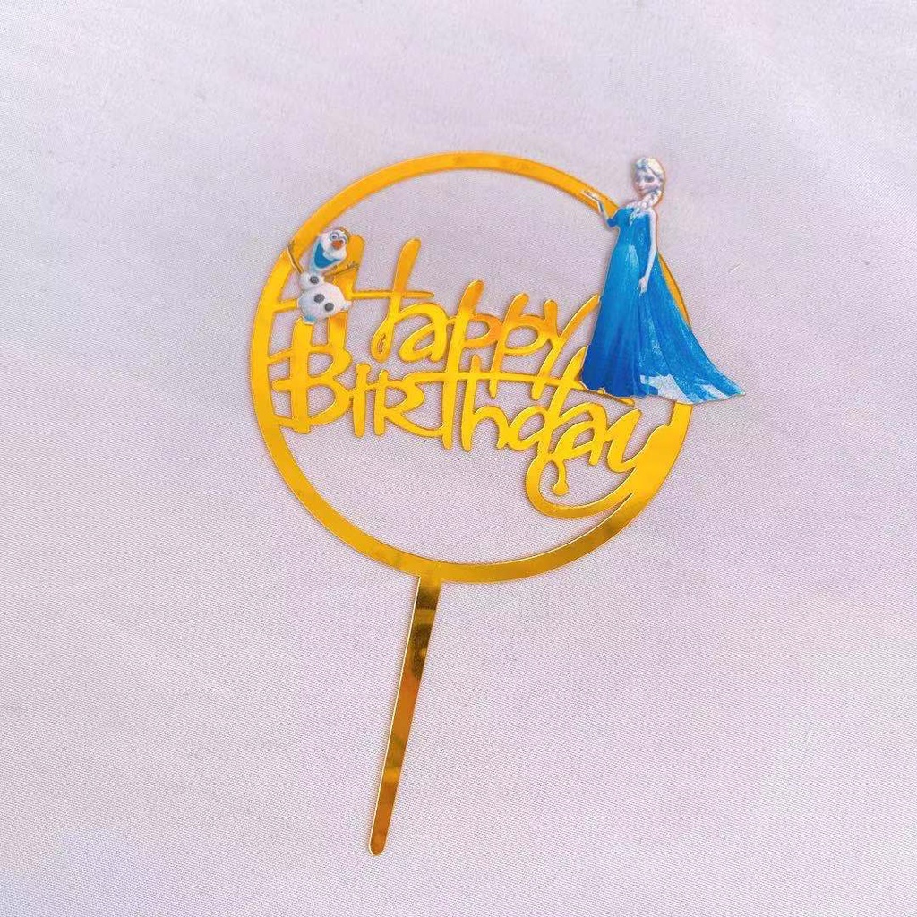 Jual Cake Topper Toper Tusuk Kue Ulang Tahun Ultah Tart Happy Birthday