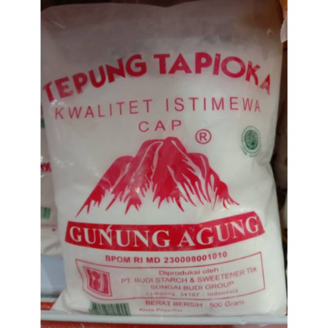 Jual Tepung Tapioka Tepung Kanji Tepung Singkong Gunung Agung Gram