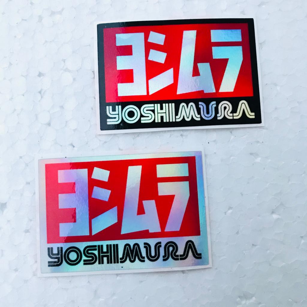 Jual Sticker Yoshimura Bahan Hologram Laminasi Glossy Anti Air Shopee