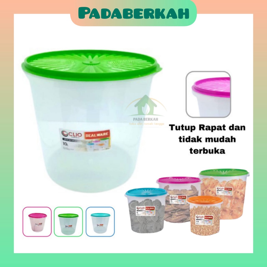 Jual TokoPadaBerkah Toples Makanan Plastik Sealware Toples Kerupuk