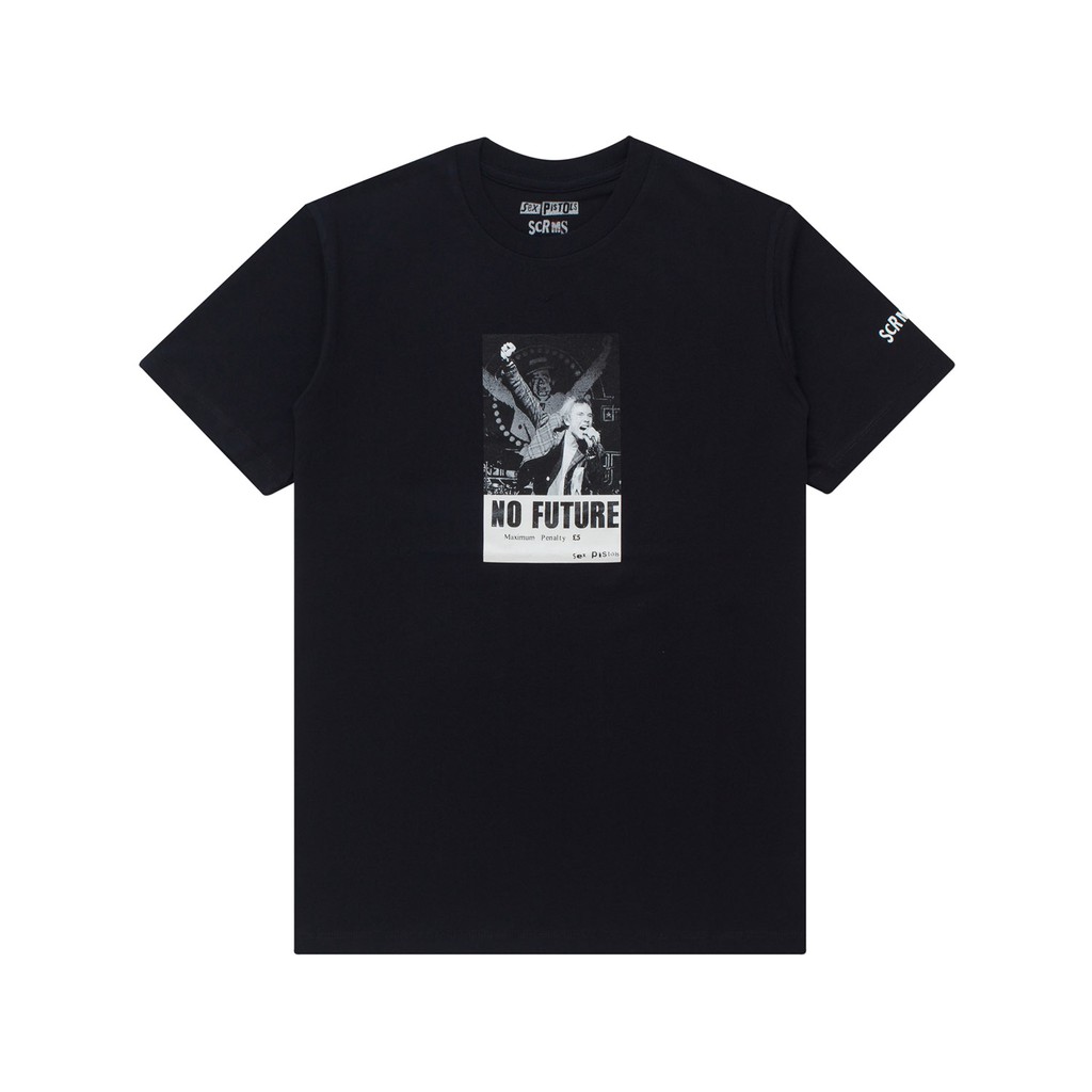 Jual Sex Pistols X Screamous T Shirt Johnny No Future Black Shopee Indonesia