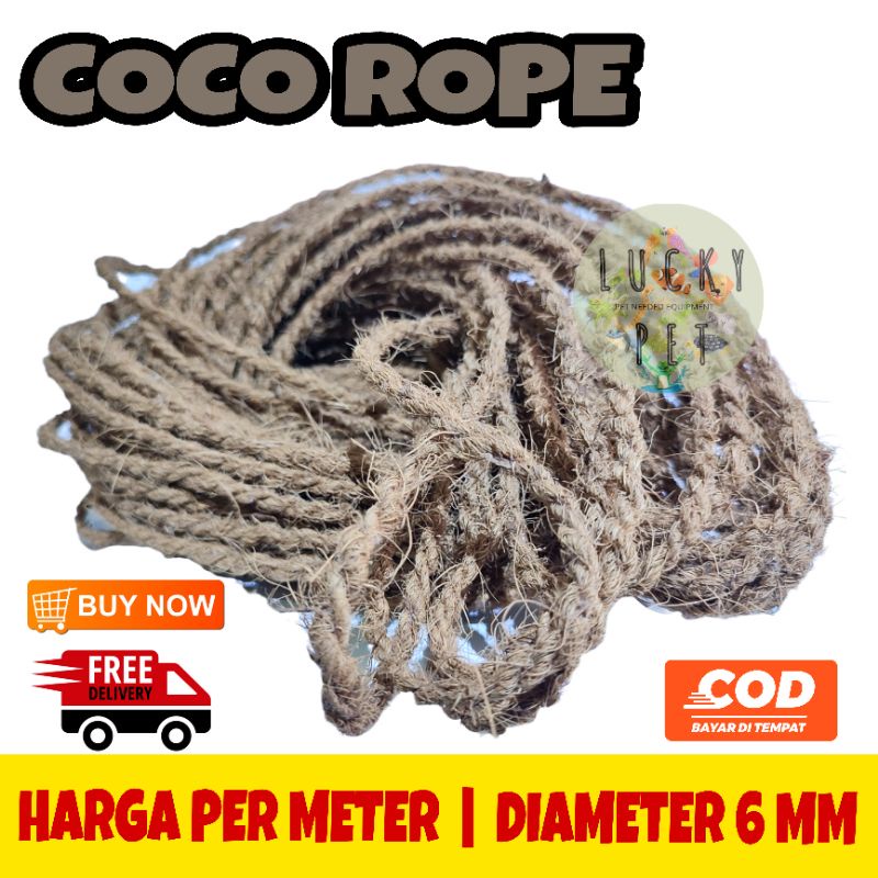 Jual Coco Rope Tali Sabut Serabut Kelapa Coco Fiber Tali Tambang Ijuk