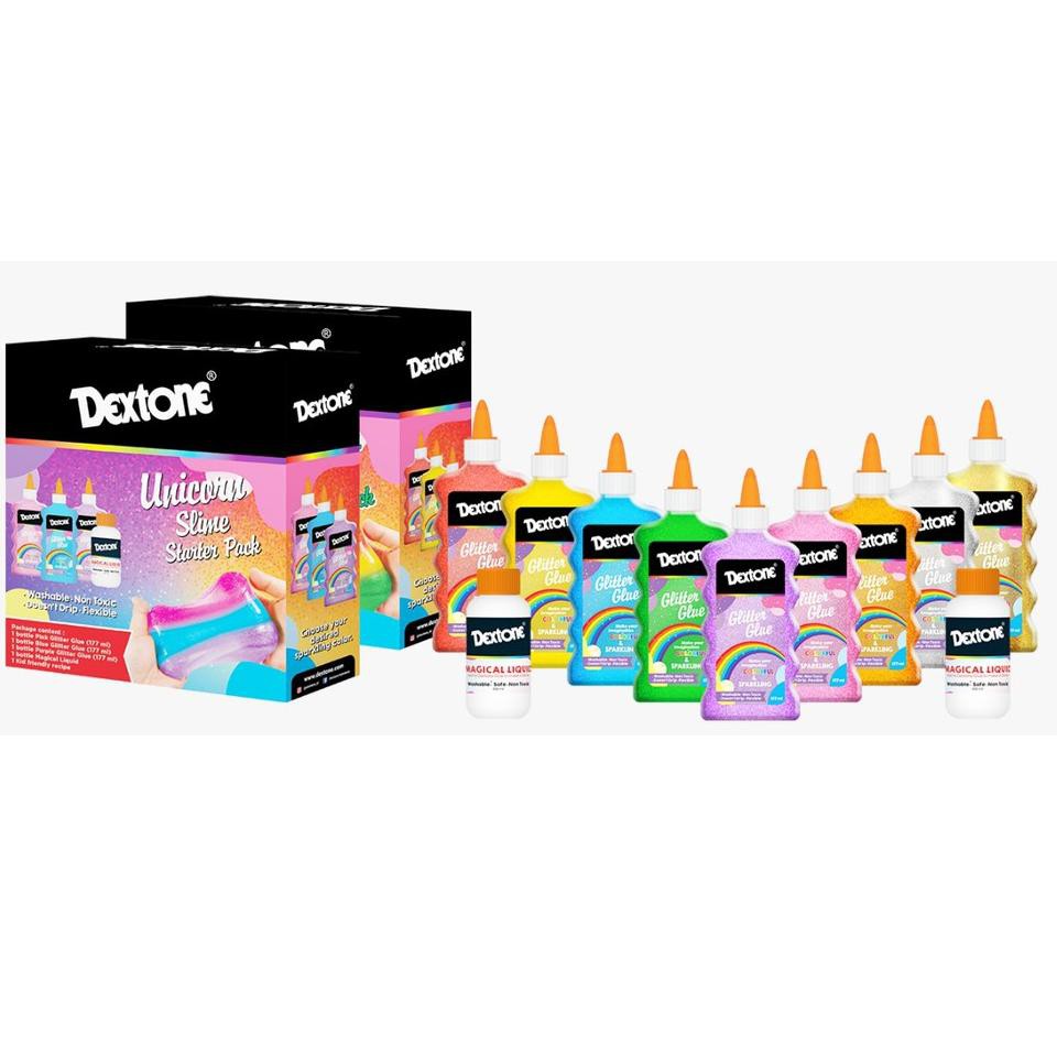 Jual Dextone Glitter Slime Kit Dextone Slime Kit Confetti Metallic