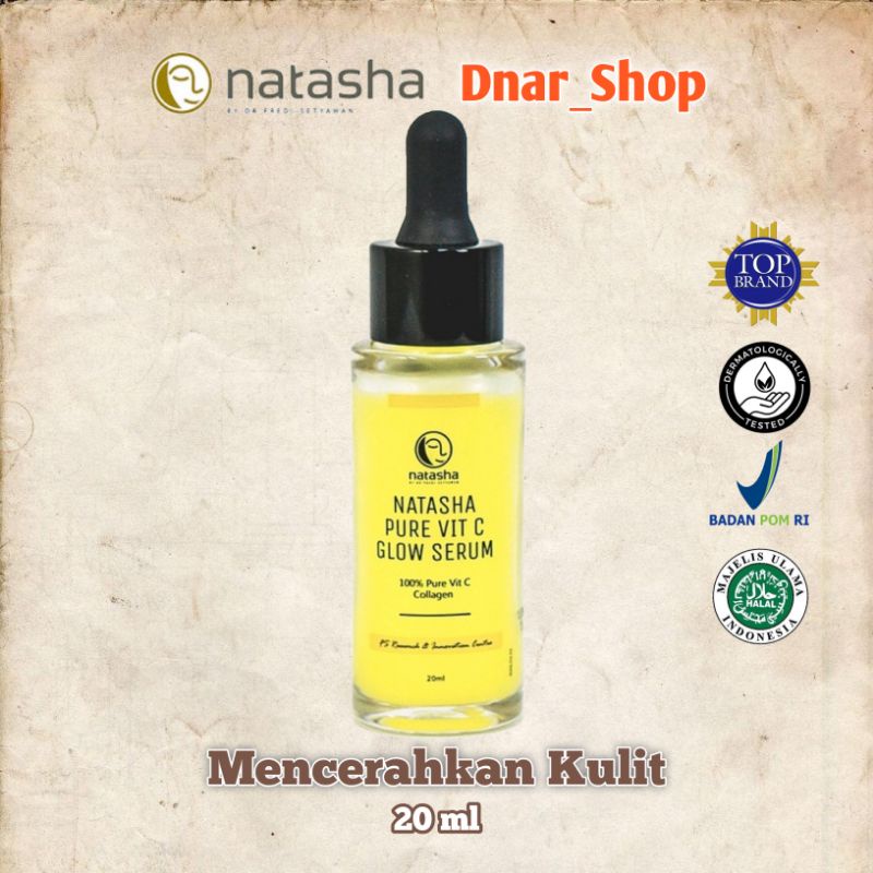 Jual Natasha Pure Vitamin C Glow Serum Skincare Glowing Pencerah Wajah