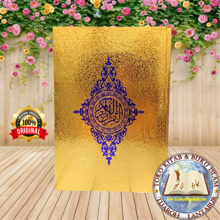 Jual Kitab Al Quran Emas A4 Mushaf Alquran Wakaf Al Quran Mahar Perak