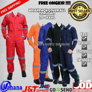 Jual Wearpack Coverall Safety Baju Bengkel Seragam Proyek Seragam