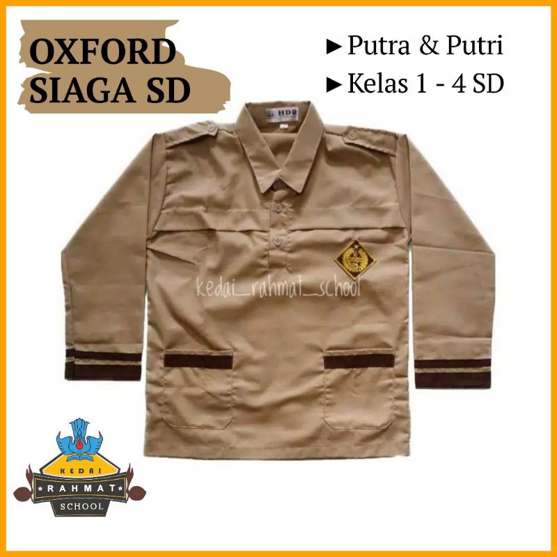 Jual Cod Seragam Sekolah Baju Pramuka Sd Siaga Putra Putri Bahan Oxford