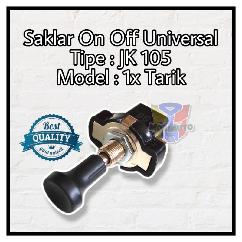 Jual Saklar On Off Lampu Universal Model X Tarik Jk Mobil Dan Motor