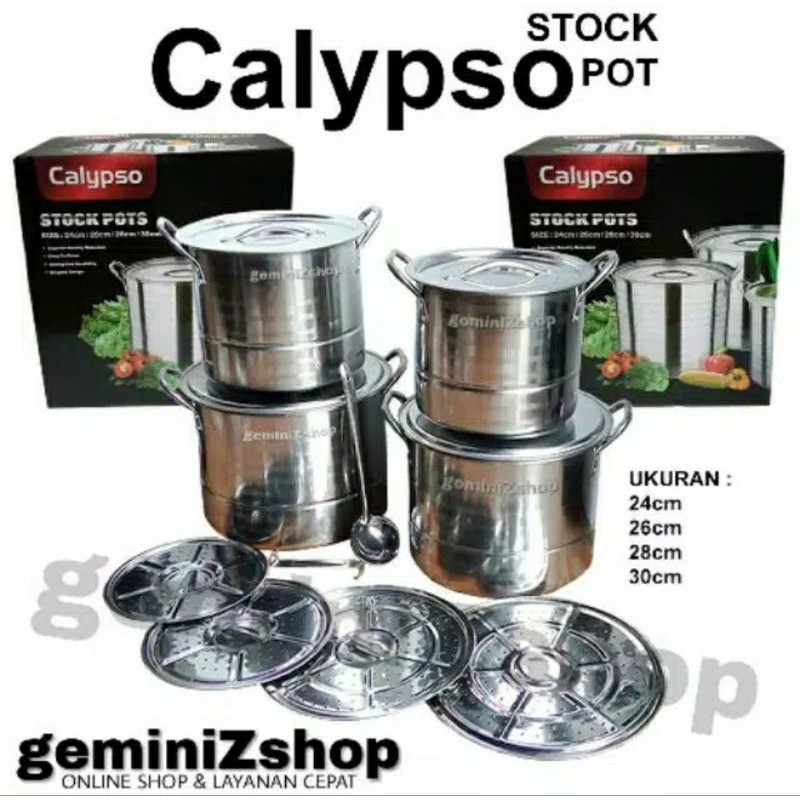 Jual Panci Set Calypso Stock Pot Panci Steamer Set Shopee Indonesia