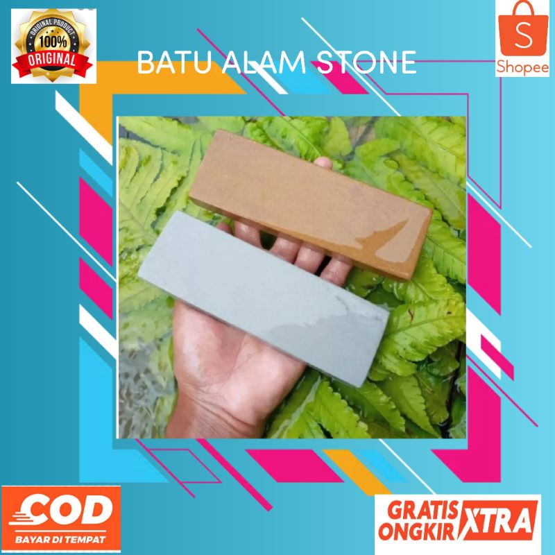 Jual Batu Asahan Asli Alam 1pkt Isi 2psc Grit4000 Gritt8000