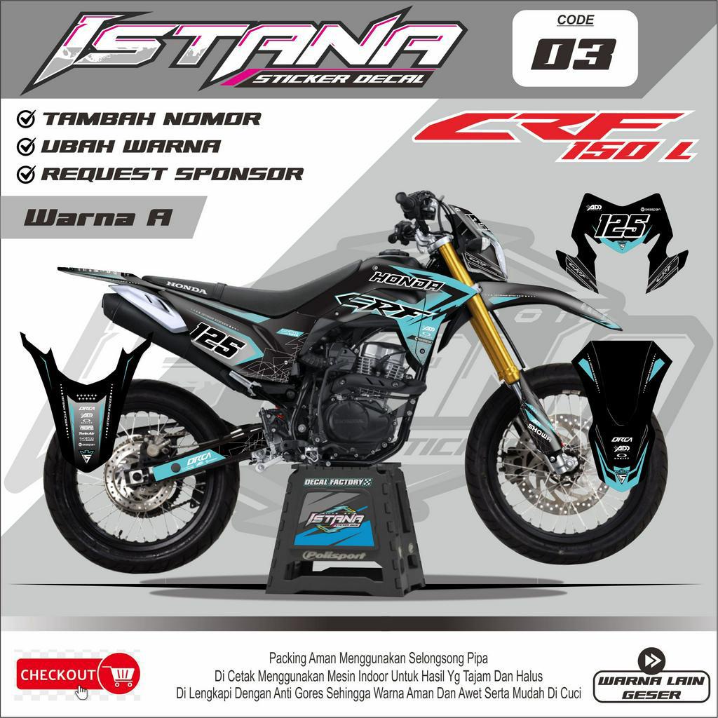 Jual Decal Sticker Crf L Fullbody Dekal Stiker Crf L Trail