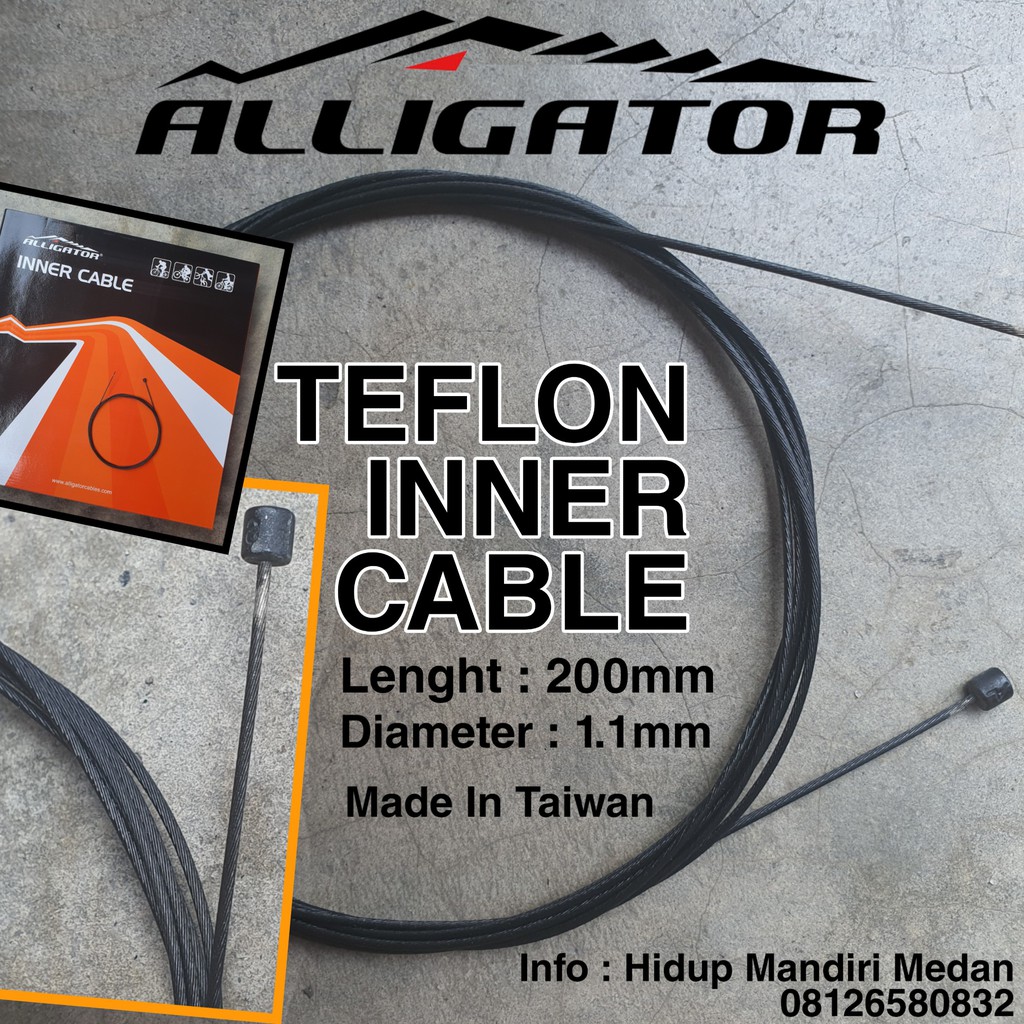 Jual Inner Cable Shifter Teflon Alligator Hitam Kawat Operan Gigi Kabel