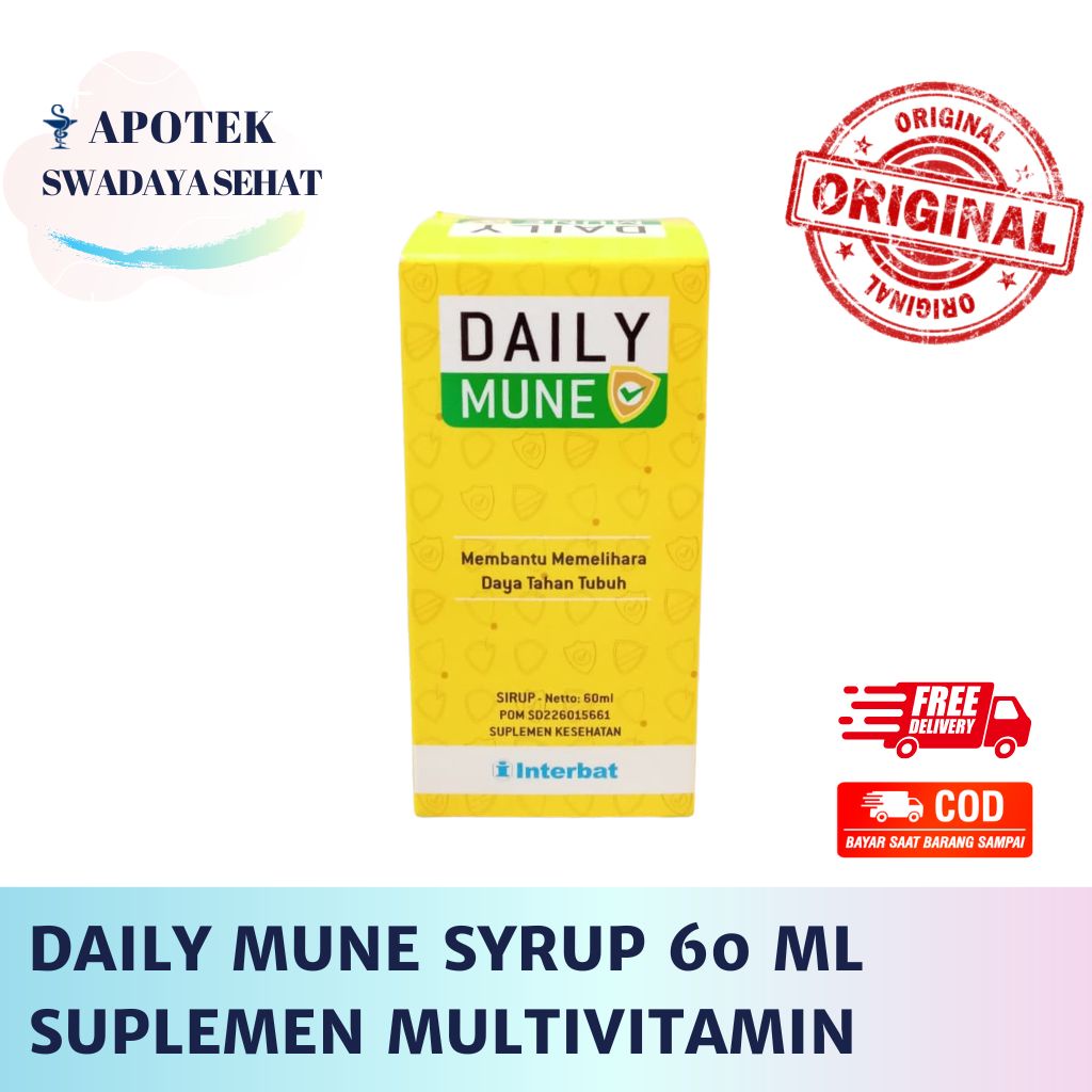 Jual Daily Mune Syrup Ml Suplemen Multivitamin Daya Tahan Sirup