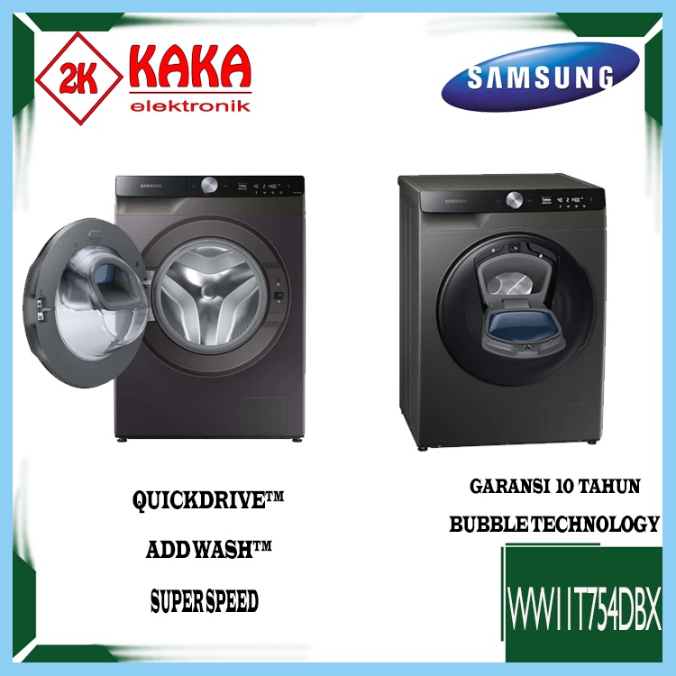 Jual SAMSUNG WW11T754DBX SE MESIN CUCI FRONT LOADING WASHING MACHINE 11