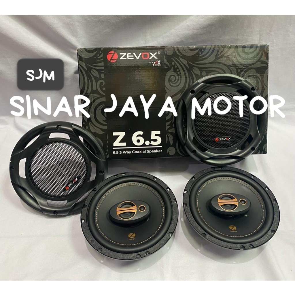 Jual Speaker Mobil 3 Way Coxial Zevox By VOX Z 6 5 6 5 Inch SPEAKER