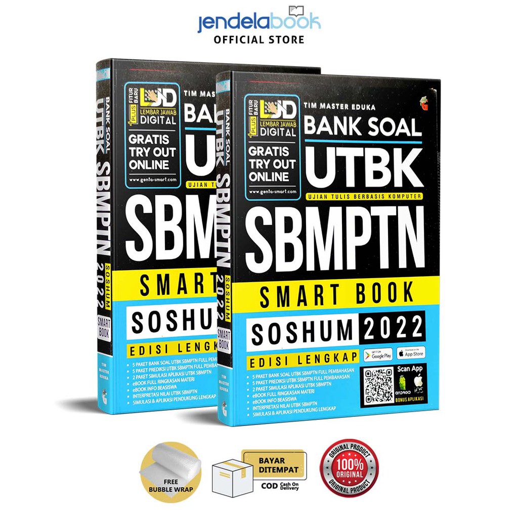 Jual Bank Soal Utbk Sbmptn Soshum Smart Book Soshum Bupel