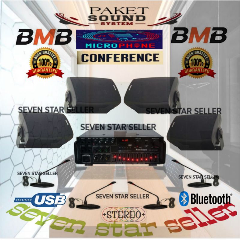 Jual Paket Sound System Speakerbmb Mic Conference Ruang Rapat Ruang