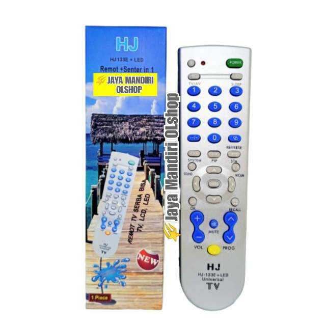 Jual Remot Tv Universal Remote Multi Fungsi Tv Tabung Hj E Led