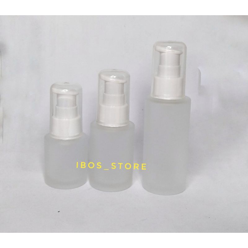 Jual Botol Kaca Pump Treatment 20ml 30ml 50ml 60ml Shopee Indonesia