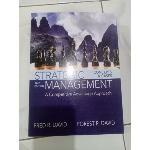 Jual Strategic Management Th Edition By Fred R David Shopee Indonesia