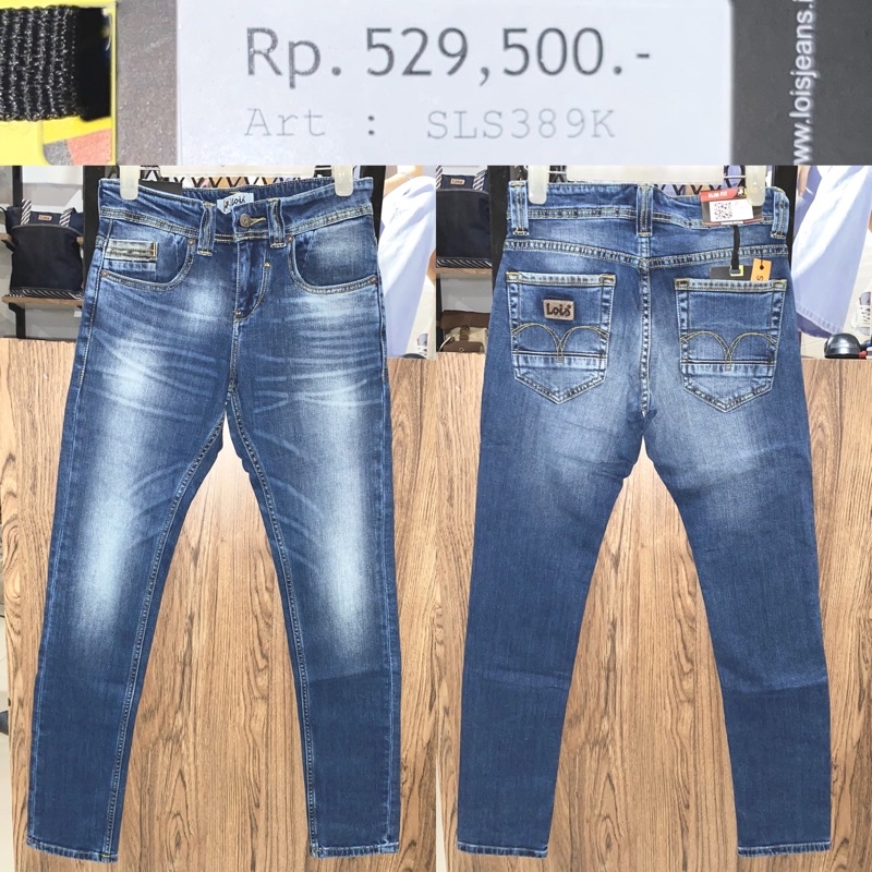 Jual Celana Lois Original Slimfit 389 Shopee Indonesia