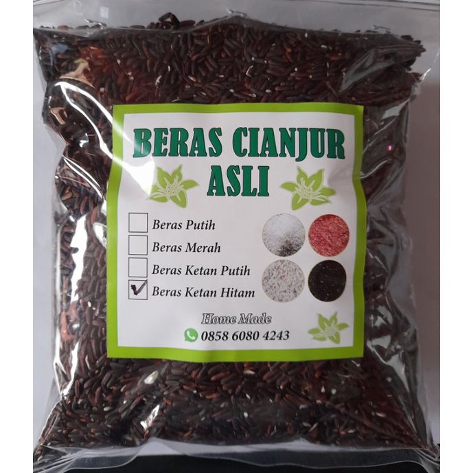 Jual Beras Ketan Hitam Cianjur Asli Kg Shopee Indonesia