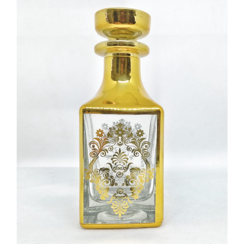 Jual JIN DISPLAY BOTOL DISPLAY MOTIF SAUDI GOLD 100 ML PENDEK